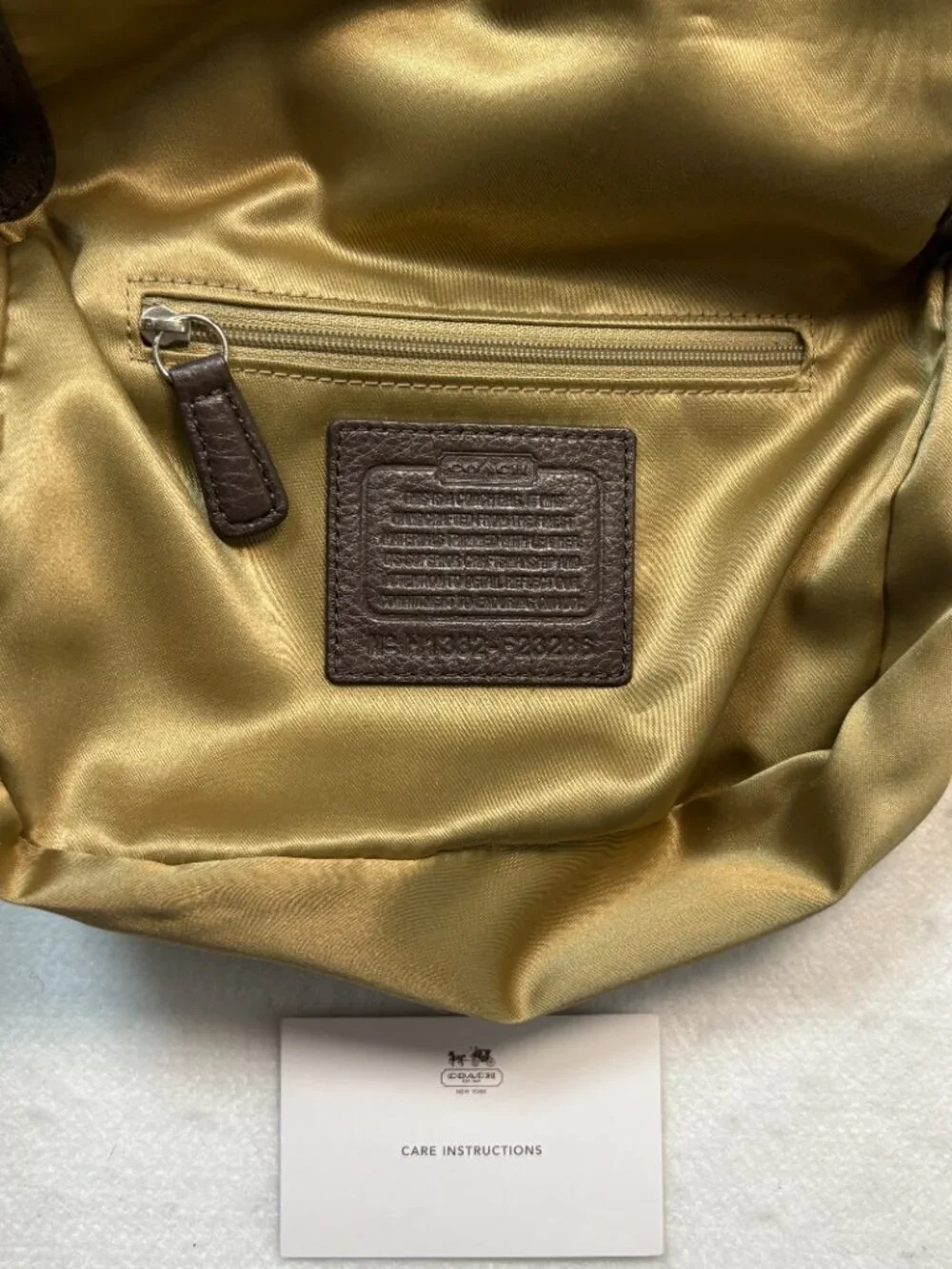 COACH Signature Jacquard Turnlock Flap Crossbody Bag Brown Boho Mini Y2K Preppy